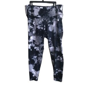 Old Navy Active Go Dry High-Rise Marble Print Fitted Compression Leggings XXL